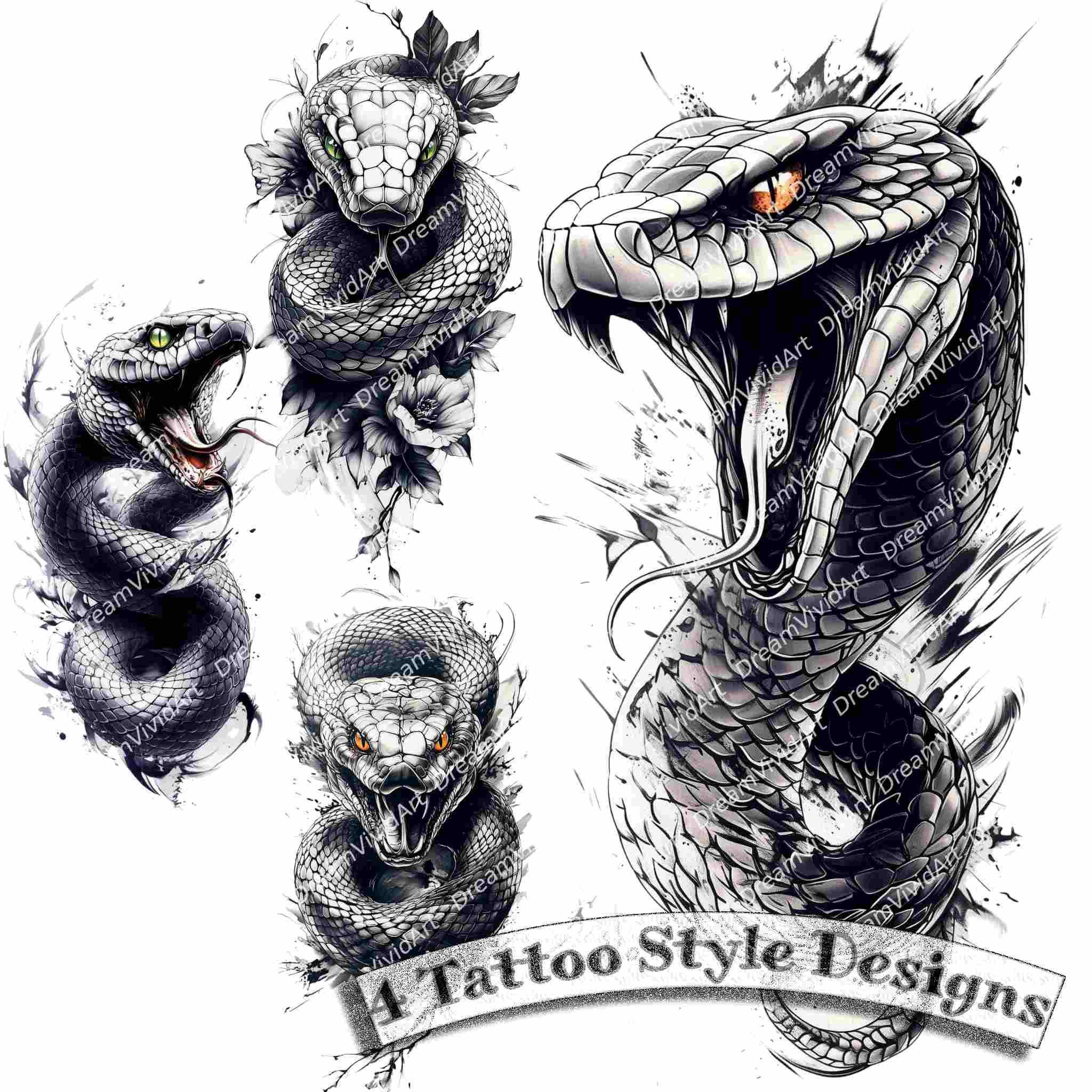 Cobra Snake Tattoo Design, Digital Clipart, Indian Girl Clip Art, Tattoo  Clipart, Tattoo Artwork - Etsy Israel, image size:2048x2048