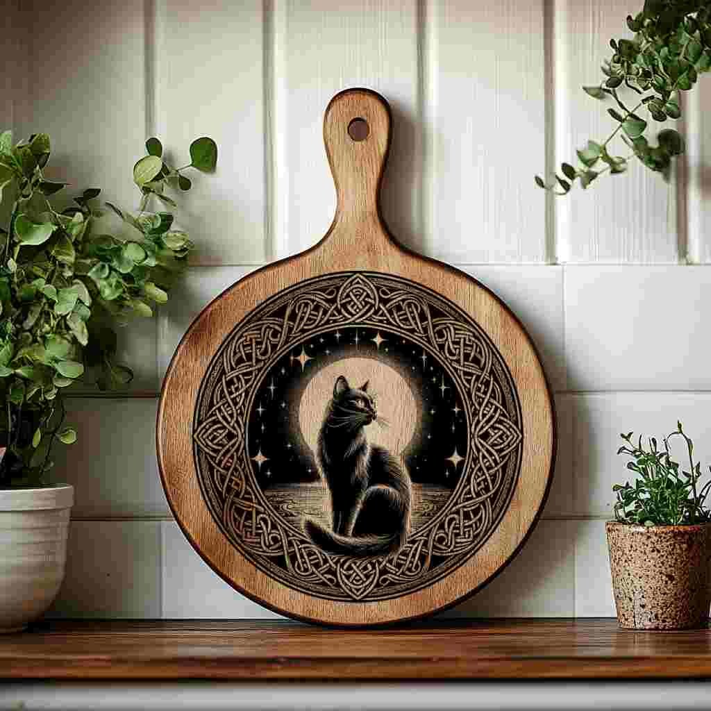 Bundle 4 Cat and Celtic Rune Vector for Design on Wood, T-shirts, Slate ...