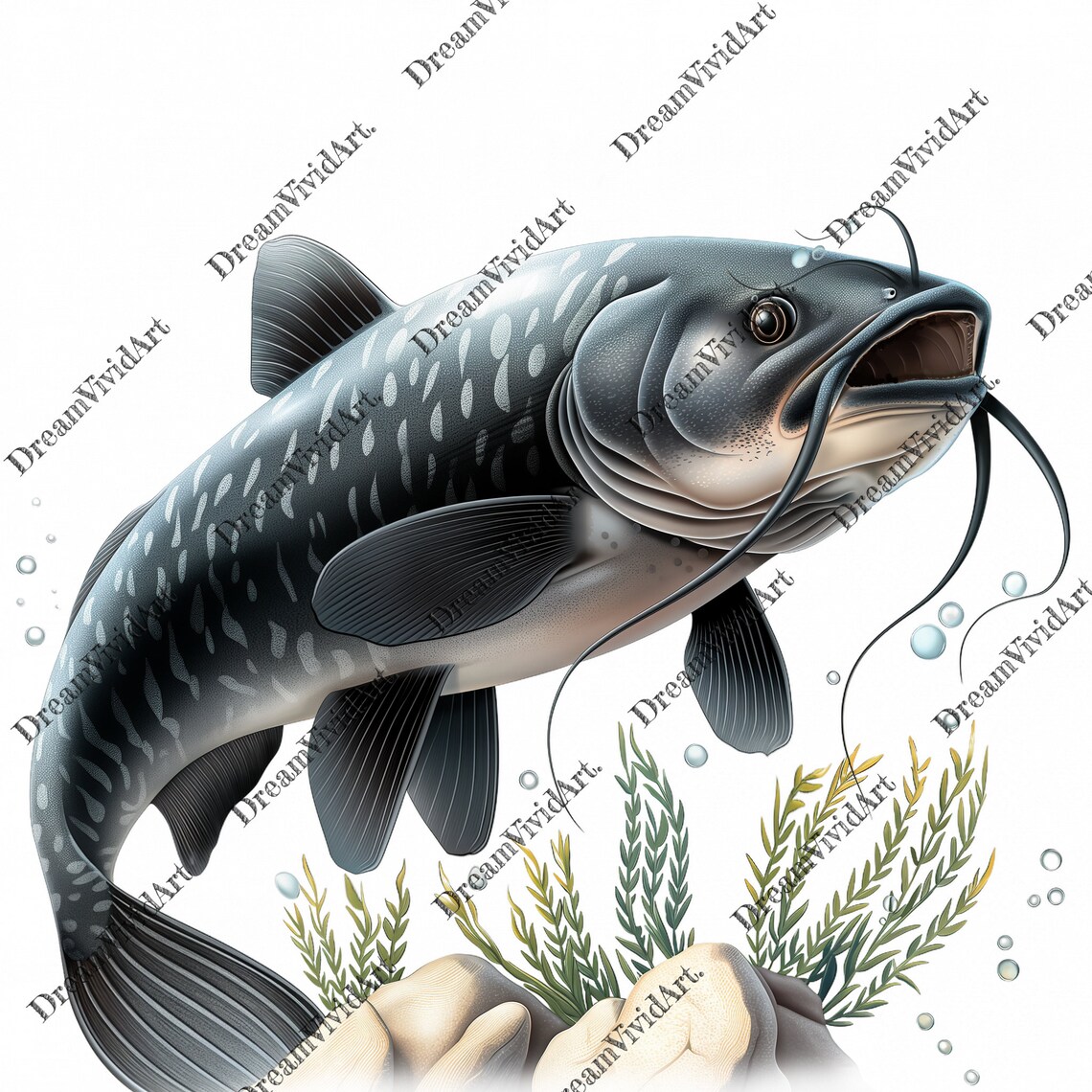 6 Catfish Clipart, Catfish Clipart PNG, Fishing, Digital Graphic ...