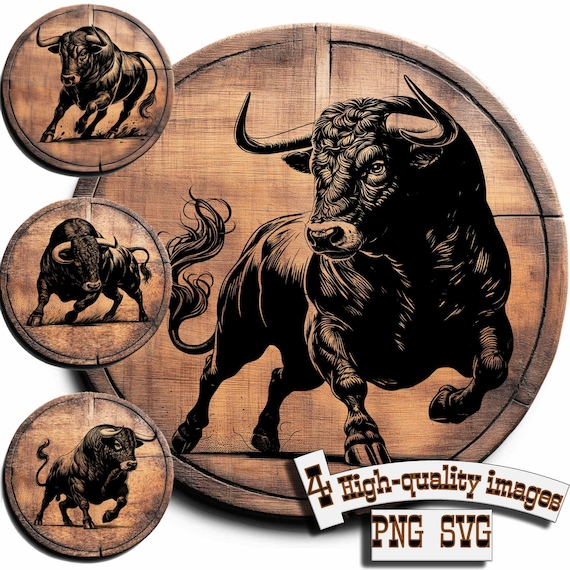 Cow-boy à cheval sur un taureau de rodéo logo d'insigne vintage