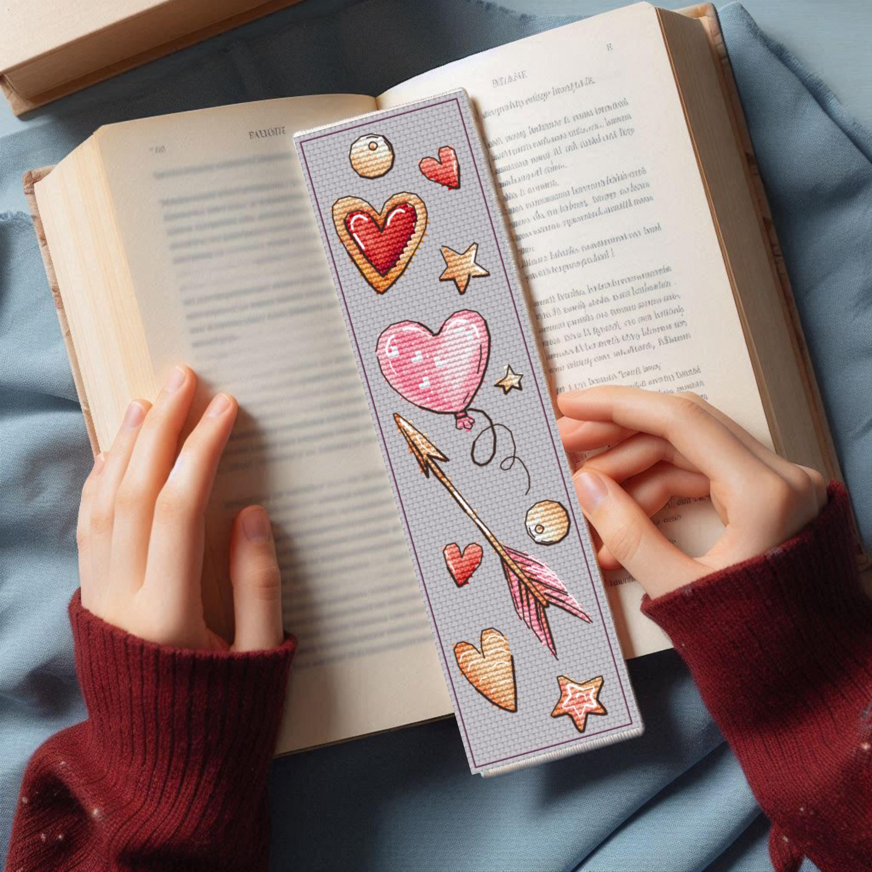 Candy Sweets Bookmarks Cross Stitch Pattern: Pink Sampler (digital ...