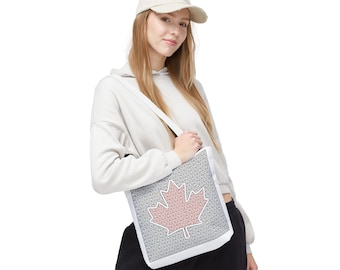 Canada Maple Leaf Tote Bag, Eco-Friendly Carryall, Grocery Bag, Travel Bag, Gift for Canadians, Canada Day Celebrations, Unique Design