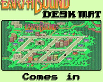 Alfombrilla de escritorio Earthbound para SNES: alfombrilla de ratón retro para juegos