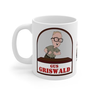 Gus Griswald Ceramic Mug, Recess Cartoon Coffee Cup, TV Show Character Tea Mug, Pop Culture Gift, Fun Retro Animation Drinkware