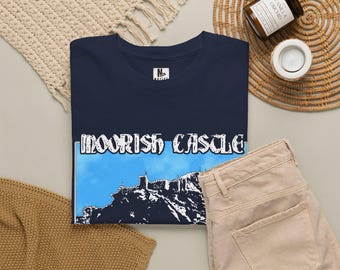 Camiseta del Castillo Morisco / Camiseta gráfica de Sintra, Portugal, ilustración del castillo