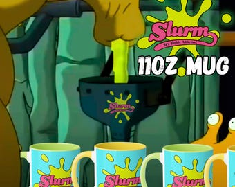 Taza de oficina Slurm: divertida taza de café, regalo de trabajo divertido, 325 ml