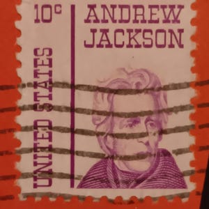 Andrew Jackson 10 Cent Stamp