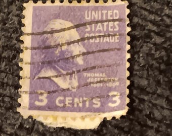 1956年発行のモンティセロ20セント切手10枚セット。未使用の