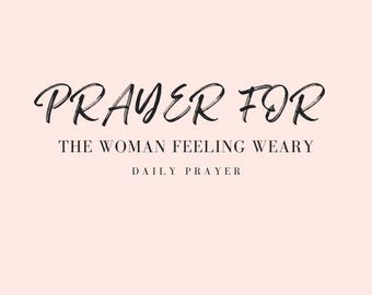 Christian Prayer For Women: Burnout, Exhaustion, Renewal (Digital Download)