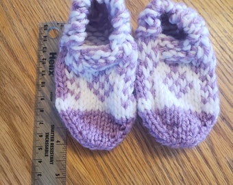 Purple Baby Slippers