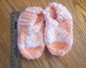 Orange Baby Slippers