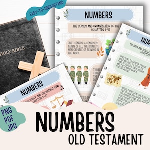 Numbers Made Simple Printable - Old Testament Made Simple Bible Study Guide Easy To Use Bible Study Bible Notes PNG , PDF and JPG files .