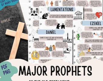 The Major Prophets of the Old Testament , The Major Prophets Books Summary , Old Testament Made Simple , Bible Study Guide Easy To Use
