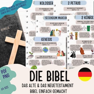 Bibel, Bibelzusammenfassung, Bibelstudium, Bibelstudienführer einfach zu verwenden, Bibelschriftbuch, Heilige Bibel , Gesamte Bibel