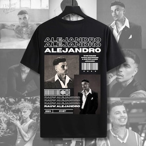 Rauw Alejandro T-shirt Design - Collage Digital PNG File - 90s Vintage - Instant Download & Print Ready - Canva