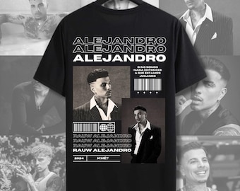 Rauw Alejandro T-Shirt Design - Collage Digitale PNG-Datei - 90er Jahre Vintage - Sofortiger Download und druckfertig - Canva