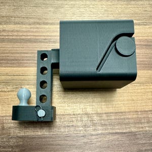 3in Mini Trailer Hitch, 3D printed, Tiny Hitch, Teeny Weeny Tow Hitch, Funny, Widdle Hitch, Gag Gift, Truck Accessory, Class 5