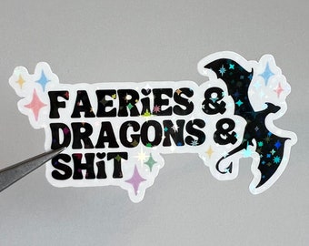 Faeries and Dragons Sticker