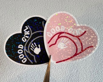 Good Girl Heart Sticker