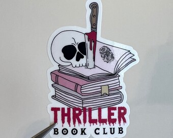 Thriller Book Club Sticker