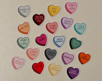 Book Trope Conversation Hearts