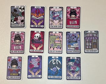 Bookish Tarot Card Sticker