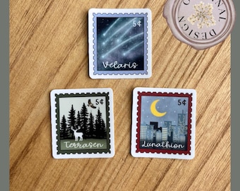Velaris | Lunathion | Sticker Timbre de la ville de Terrsaen