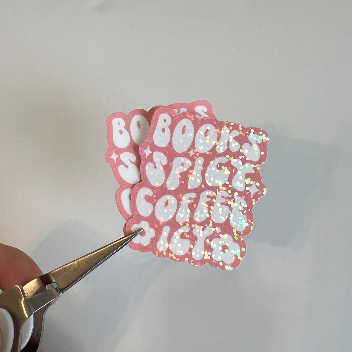 Books Spicy Coffee Icy Sticker - Etsy