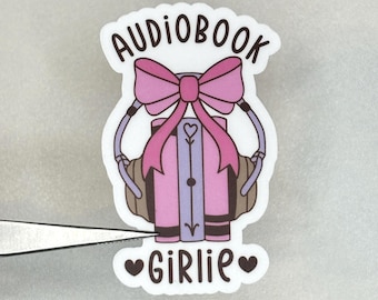 Audiobook Girlie Sticker