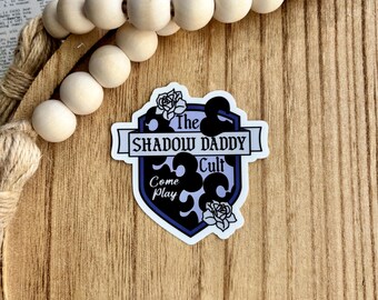 Shadow Daddy Book Badge Sticker