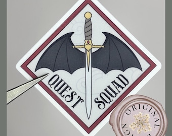 Quest Squad Patch Sticker