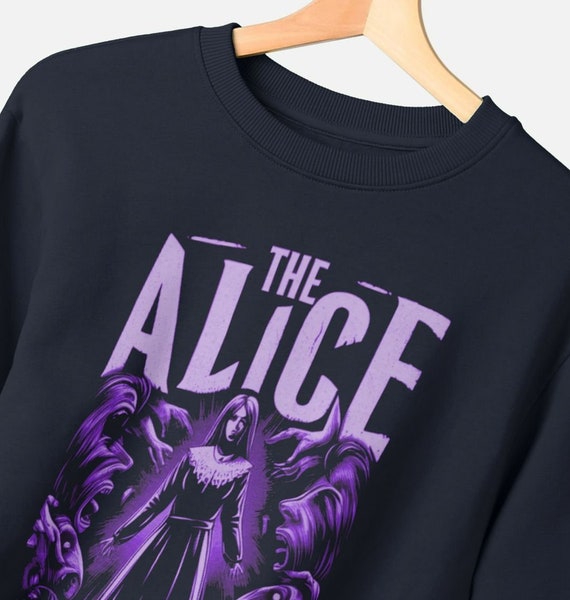 Alice's Fears - Purple - Men's Crew Neck Sweater