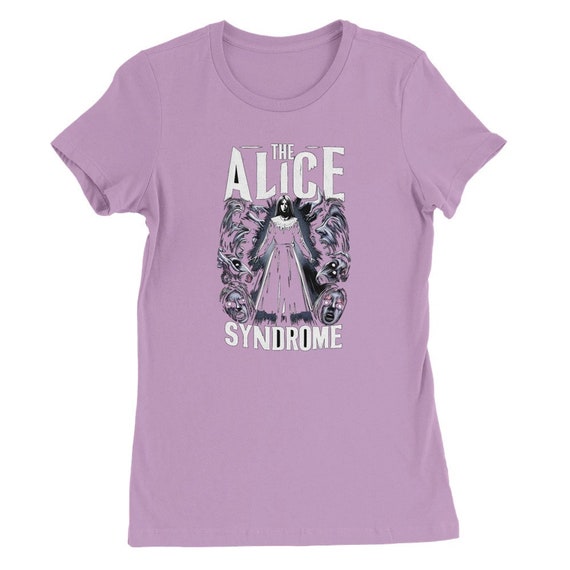 The Alice Syndrome - Alice's fears mono - Premium Womens Crewneck T-shirt