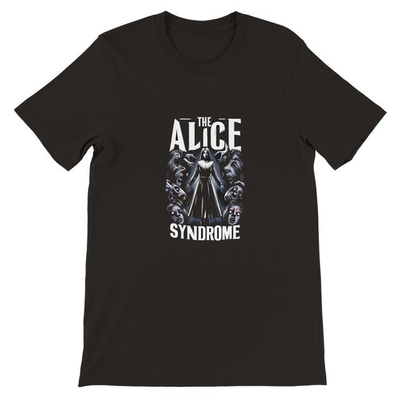 The Alice Syndrome - Alice's fears - mono opacity - Premium Unisex Crewneck T-shirt