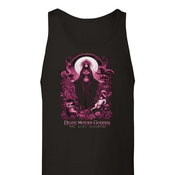 Death mother goddess - red goddess - Premium Unisex Tank Top