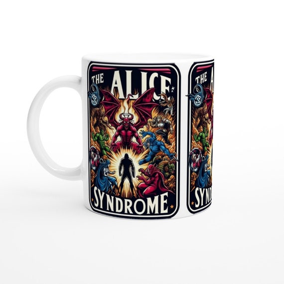 The Alice Syndrome - White 11oz Ceramic Demon Mug