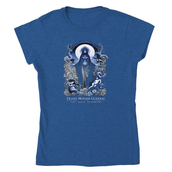 Death mother goddess - goddess blue - Classic Womens Crewneck T-shirt