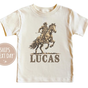 Personalized Cowboy Shirt, Cowboy Western Toddler Shirt, Custom Cowboy Shirt, Cowboy, Wild West, Western Kids Outfit, Custom Boy Shirt