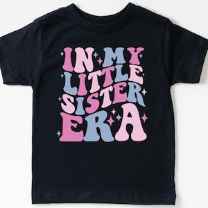 私の妹時代のシャツ、レトロな幼児用Tシャツ、かっこいい幼児用女の子シャツ、お揃いの兄弟用シャツ、妹へのギフト、かわいいレトロシャツ