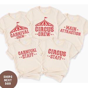Personalized Carnival Cutie Birthday Shirt, Main Attraction Birthday Shirt, Matching Birthday Family Tee, Matching Sibling Birthday Gift