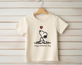 Valentinstag Shirt, Kleinkind Shirt, Geschenke für Kinder, Hund Valentinstag Kinder Shirt, Hundeliebhaber Shirt, Hund Happy Valentines Onesie®