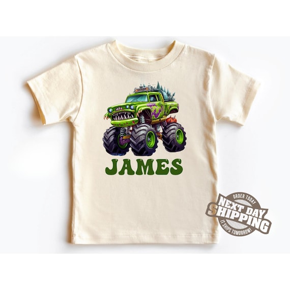 Birthday Boy Monster Truck Birthday Party Gift For Boys Kids T-Shirt Birthday Boy Monster Truck Birthday Party Gift For Boys Kids T-Shirt