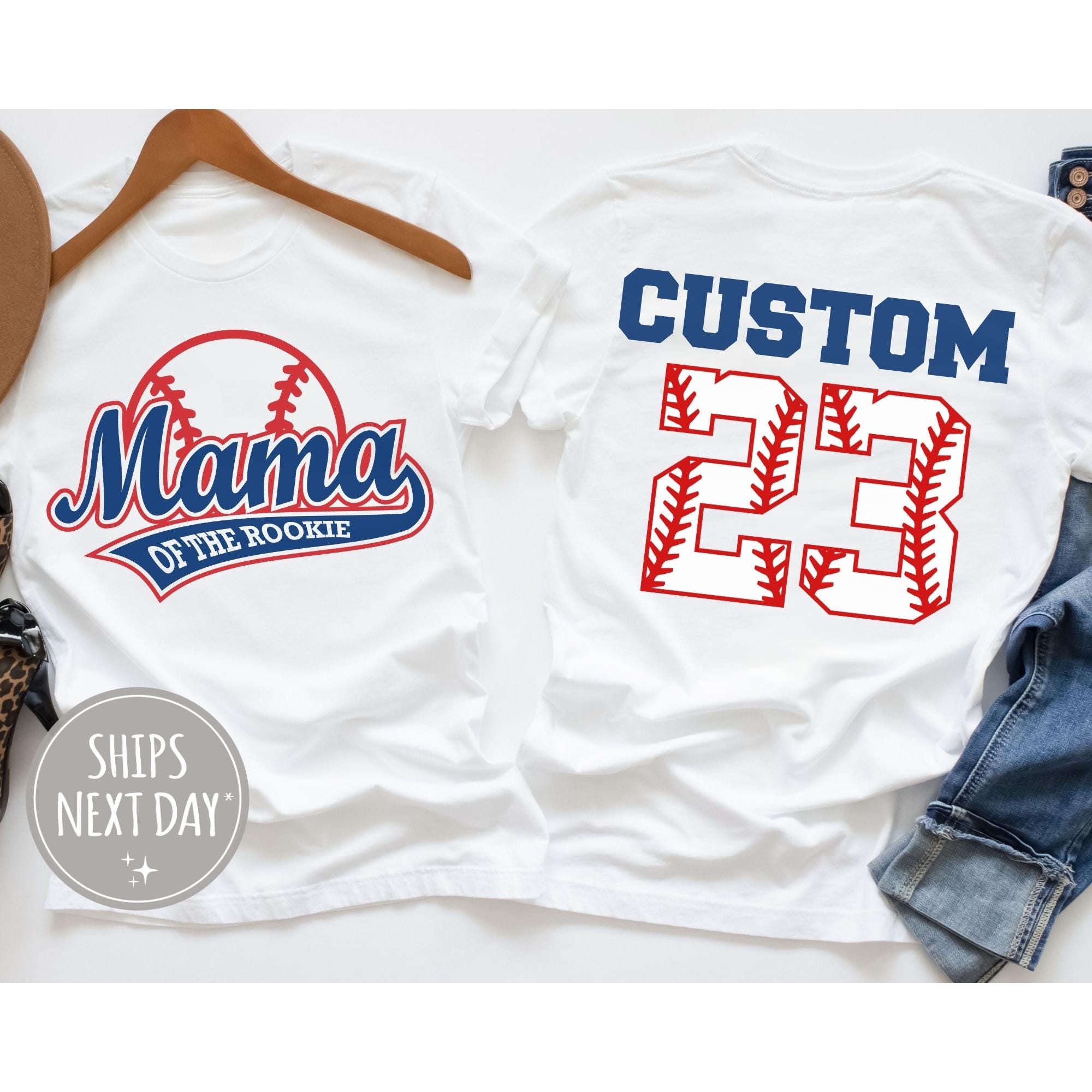 Custom Rookie of the Year Birthday Shirt, Personalized Baseball Family ...