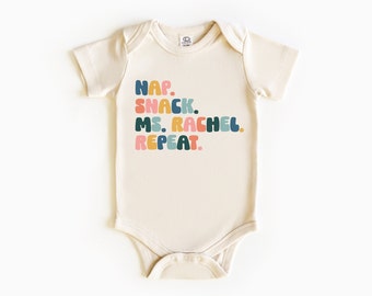 Nap Snack Ms. Rachel Repeat Shirt and Onesie®, Little Kids Shirt, Gift for Kids, Funny Toddler & Youth Shirt, Ms. Rachel Shirt for Kids