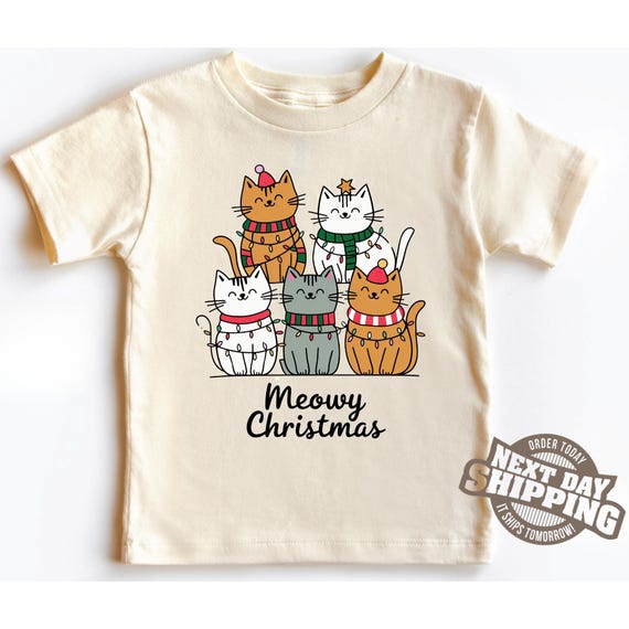 Merry Fluffmas Cats With Santa Hat Merry Christmas Gifts T-Shirt Merry Fluffmas Cats With Santa Hat Merry Christmas Gifts T-Shirt