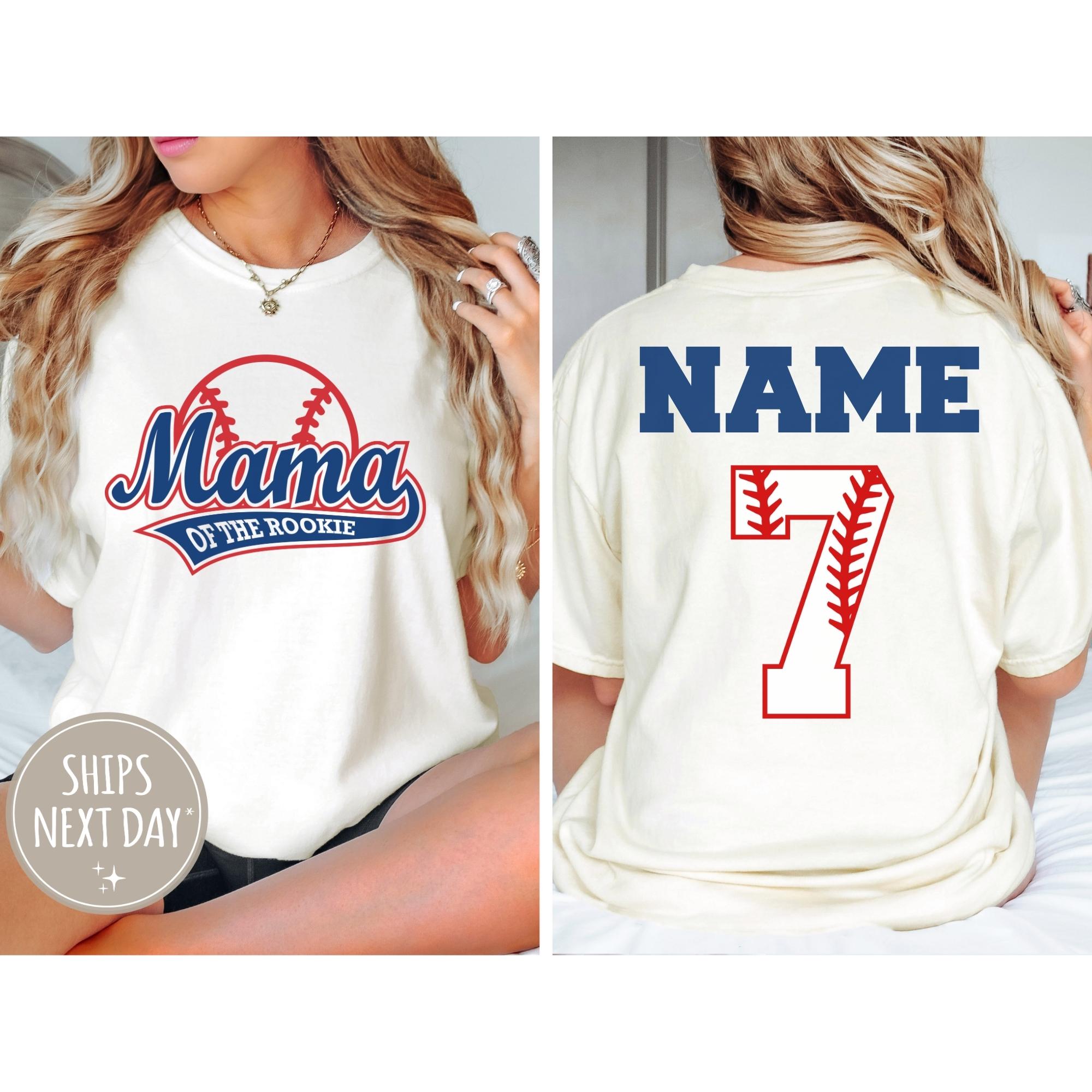 Custom Rookie of the Year Birthday Shirt, Personalized Baseball Family ...