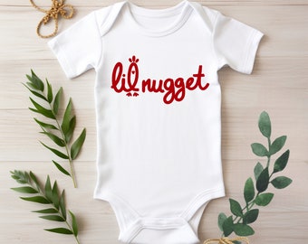 Lil Nugget Onesie®, Adorable Kids Shirts, Cute Toddler Shirts, Baby Shower Gift, Pregnancy Announcement, Vintage Kids, Baby Announcement.