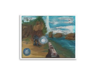 Seconds Before Disaster (premium acrylic painting print)