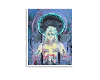 The Puppet Master (premium acrylic painting print)