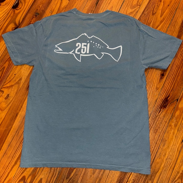 251 Speckled Trout Shirt - Blue